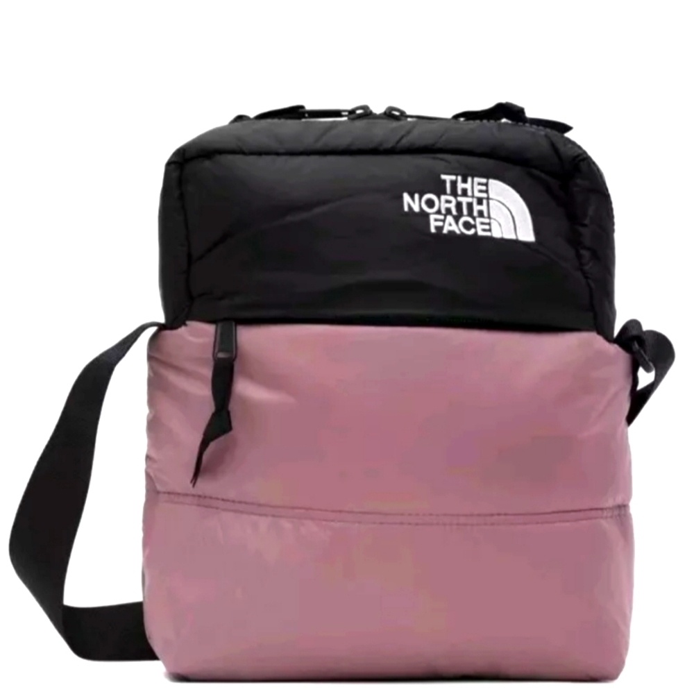 The North Face Nuptse Crossbody Commuter Puffer Bag TNF Fawn Grey Black New $70